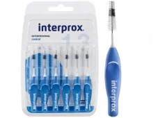 INTERPROX 4G CONICAL mezizubní kartáček 0,80 modrý, kónický, 6 ks