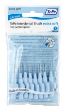 TePe mezizubní kartáčky, extrasoft, 8 ks vel. 0,60mm modré