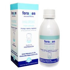 FORAMEN HYALURONIC ústní výplach při zánětu a parodontóze s CHX 0,12 % a kyselinou hyaluronovou 0,12 %, 250 ml