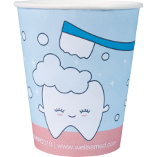 WELLSACUP papírové kelímky, 50 ks -  zoubek
