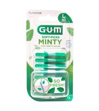 GUM SoftPick mint mezizubní kartáček Large, 40 ks