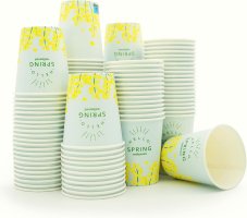 WELLSACUP papírové kelímky, 50 ks - jaro