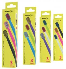 SPOKAR X zubní kartáček SUPERSOFT - 3PACK