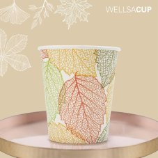 WELLSACUP papírové kelímky, 50 ks - podzim
