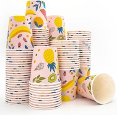 WELLSACUP papírové kelímky, 50 ks -  léto