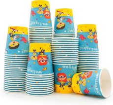 WELLSACUP papírové kelímky, 50 ks - astronaut