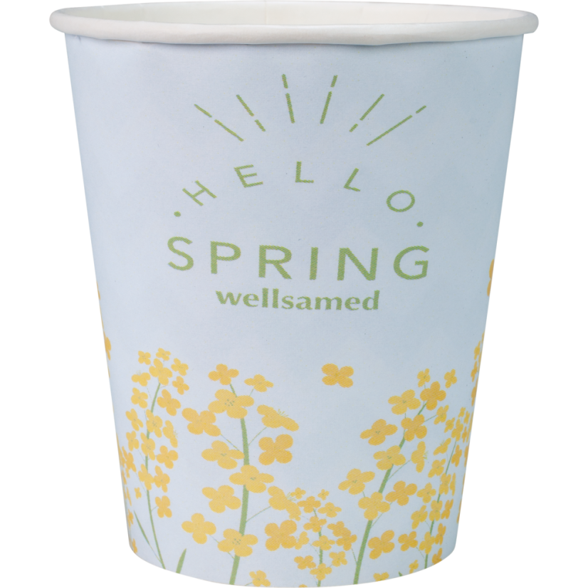 WELLSACUP papírové kelímky, 50 ks - jaro