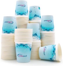 WELLSACUP papírové kelímky, 50 ks -  bubliny