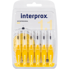 INTERPROX 4G MINI mezizubní kartáček 0,70 mm žlutý, 6 ks