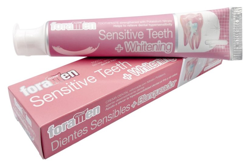 FORAMEN SENSITIVE+WHITENING – bělicí zubní pasta pro citlivé zuby, 75 ml FORAMEN SENSITIVE+WHITENING – bělicí zubní pasta pro citlivé zuby, 75 ml