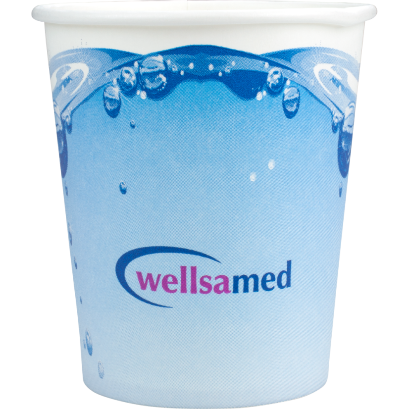 WELLSACUP papírové kelímky, 50 ks -  bubliny